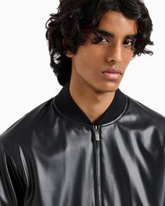 Veste universitaire en cuir personnalisée de qualité supérieure pour hommes Concevez votre propre blouson aviateur en cuir classique - Product Image 5