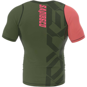 Green Breathable Rashguard Best Design Sports Wear <b>Swimming</b> Rashguard & Training Shirts for Bjj and MMA - Product Image 6