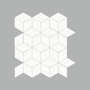 Carreaux de mosaïque vitrifiés solides et durables de 48mm losange en diamant brillant/mat pour murs et sols de toilettes et salle à manger - Product Image 1