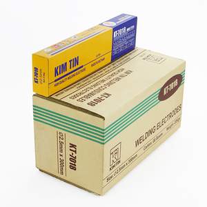 AWS A5.1 E7018 Varilla de soldadura Electrodos de soldadura Fábrica OEM marca de peso completo y dimensión de alta calidad muy buena - Product Image 1