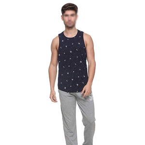 Service OEM 100% respirant et matériau à séchage rapide fait hommes débardeur Design Unique prix le plus bas hommes débardeur - Product Image 5