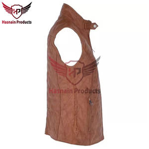 Chaleco de cuero de burbuja de Invierno para mujer, chaqueta acolchada sin mangas, ropa de abrigo de moda para mujer - Product Image 2