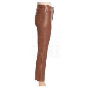 Pantalones de Cuero Clásicos para Mujer, Cuero Suave de Primera Calidad, Elegantes y Duraderos para Cualquier Ocasión - Product Image 3