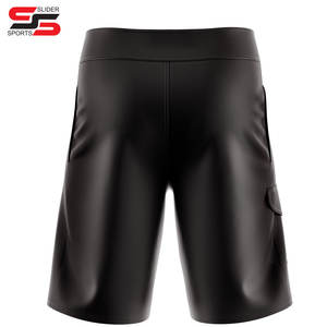 Short de basket-ball unisexe en 100% polyester avec logo personnalisé Short de plage en maille avec poche pour les sports d'été - Product Image 2