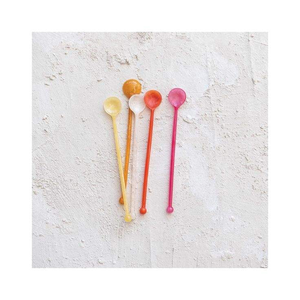 Ensemble de couverts à salade en résine 100% faits à la main, résistants à la moisissure, pour la maison et l'hôtellerie, comprenant une cuillère à glace et un service à salade - Product Image 2