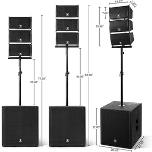 VENTA DE ALTAVOZ DE ARREGLO EN LÍNEA ACTIVO DE TRES VÍAS RCF HDL 50-A 4K Pro Sound 2x12 8000W 143 OM - Product Image 1