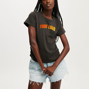 High Quality Custom Plain slim fit Cotton <b>T</b>-<b>Shirts</b> for <b>Women</b> Fashion Casual 100% Cotton Lightweight O-Neck short Sleeve <b>womens</b>-<b>t</b> - Product Image 6