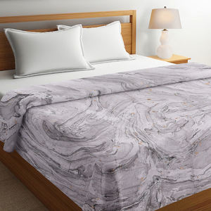 Couette Marine d'Automne Faite Main en Coton, Plissée à la Main, 100% Voile de Coton Respirant, Réversible, 92' X 88', Rembourrage Polyfill 500TC - Product Image 2