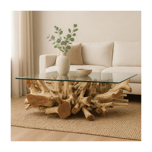 Mesas de raíz de teca Premium suministradas a granel para proyectos de muebles e interiores - Product Image 6