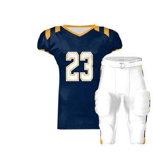 Uniformes de football américain personnalisés de qualité supérieure pour adultes ensemble de haute qualité avec fonction respirante et impression de logo en gros - Product Image 1