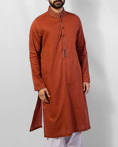 ชุดคุर्ตา ชัลวาร์ รุ่นใหม่ล่าสุดสำหรับสุภาพบุรุษ, ชุดคุर्ตา ชัลวาร์ ผู้ชาย, ดีไซน์ชุดคุर्ตาแบบปากีสถานสำหรับผู้ชาย ปี 2023 - Product Image 6