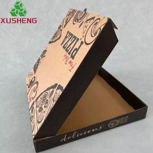 Caja para Pizza 33x33 Reutilizable de Cartón Corrugado, Caja de Entrega de Pizza con Forma Personalizada - Product Image 1
