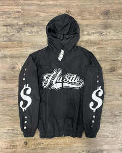 2025 New Nylon Windbreaker Set <b>Men's</b> Side Button Hoodie <b>Short</b> Set Zipper Windbreaker Hoodies & <b>Shorts</b> <b>Men's</b> High Quality Set - Product Image 4