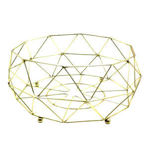 Top Trending High Quality Eco-Friendly Customizable Wire <b>Metal</b> Storage <b>Baskets</b> Nordic Modern Style Weaving Wire Fruit <b>Basket</b> - Product Image 2