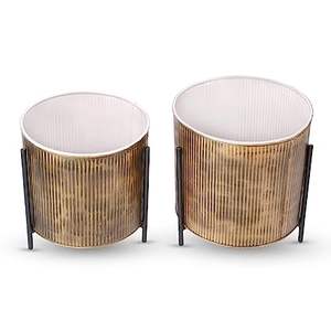 Salon Décoration Vase À Fleurs En Métal Fabricant En Gros Conception À La Main En Laiton Vase À Fleurs En Métal - Product Image 5