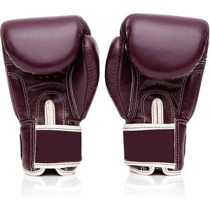 Guantes de Boxeo de Alta Calidad Personalizables con Cordones, Cuero Sintético, Acolchado Grueso de 4 Capas, Protección Completa para los Dedos, Resistentes al Agua y la Humedad - Product Image 2