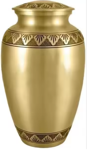 Handcrafted Elegant Large Adult Cremation Urn Memorial Decorative <b>Floor</b> <b>Vase</b> for Burial for Funeral Use - Product Image 2