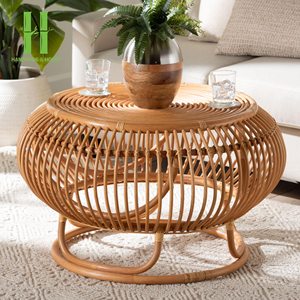 Mesa de Centro de Ratán Natural de Diseño Único y Moderno, Calidad Premium, Hecha a Mano para Decoración de Sala de Estar, de Vietnam - Product Image 5