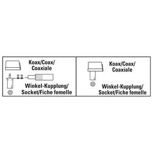 Adaptador de Conector de Antena Blanco 00205217 para Antena de TV - Product Image 2