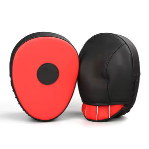 2024 venta al por mayor almohadillas de perforación de entrenamiento profesional almohadillas de enfoque de cuero para Kickboxing logotipo personalizado artes marciales guantes de boxeo - Product Image 4