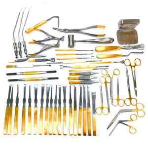 Juego nasal de rinoplastia de 50 piezas de cubierta con instrumentos de cirugía plástica dorada Juego de instrumentos de rinoplastia - Product Image 6