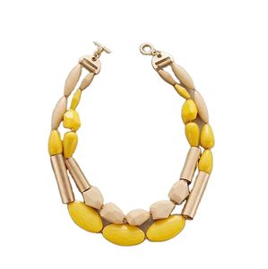 Collar de resina de estilo tradicional, joyería, cuentas de piedra - Product Image 3