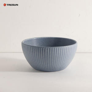 Juego de vajilla de cerámica esmaltada hecha a mano con reactivo artístico para comedor moderno y decoración del hogar - Product Image 3