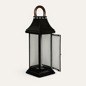 Linterna decorativa de Metal hecha a mano ecológica elegante con diseño de cúpula para Navidad, hogar, cafés, restaurantes, decoración de Hotel - Product Image 4