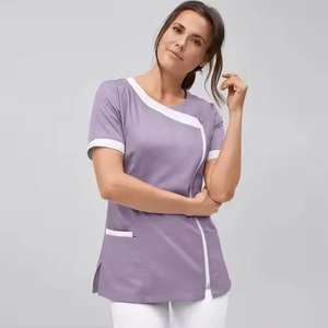 Blouse de laboratoire médicale de protection en gros avec logo personnalisé, de haute qualité, extensible, 100% coton, unisexe, anti-rides, ensemble de blouses - Product Image 1