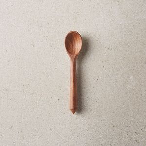 Cuillère de service antiadhésive en bois naturel de vente chaude outil de cuisine à long manche pour le café pour les mariages pour les hôtels de supermarché - Product Image 1