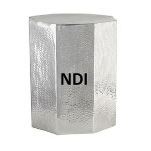 Mesa de centro ecológica de forma y tamaño personalizados con acabado plateado y superficie de madera y mármol en tamaño grande para uso en bodas. - Product Image 3