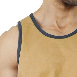 Camiseta sin Mangas de Punto para Hombre, Cuello Redondo, Color Sólido, Informal, Transpirable, de Algodón Suave/Fibra de Bambú, Marca KATBROS INDUSTRY - Product Image 6