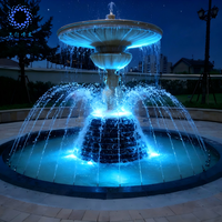 Fuente Musical Decorativa de Tamaño Pequeño para Jardín, Patio o Terraza, Fuente de Agua para Villa, Patio Trasero o Estanque