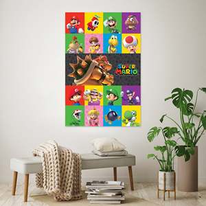 Nintendo Super Mario Characters <b>Poster</b> Durable Paper for Wall Decor for Birthday Occasions - Product Image 3