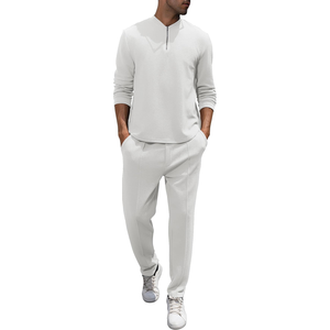 Casual Mens 2 Piece Tracksuits Set Athletic Sweatsuit Jogging Suits Sets Long Sleeve Outfits Latest Style on Sale - Product Image 6