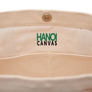 Custom Reusable <b>Canvas</b> Tote Bag with Cotton Handle Customized Size Casual Letter Design for Women & Students <b>Beach</b> Shopping - Product Image 5