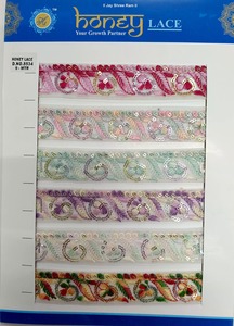 ลูกไม้ปักลายดอกไม้หรูหราเป็นมิตรกับสิ่งแวดล้อมสำหรับสไตล์ธุรกิจแฟชั่นของตกแต่งบ้านงานฝีมือกระเป๋ารองเท้าของขวัญ - Product Image 4