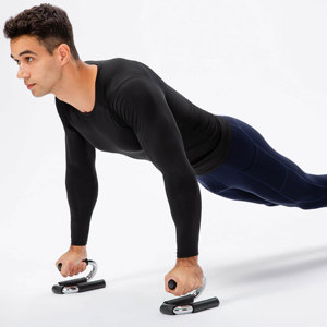 Camisa de compresión de verano de manga larga para hombre Diseño de cuello de secado rápido. Material de LICRA y poliéster con logotipo personalizado de talla grande para - Product Image 6