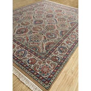 Tapis en laine noués à la main Gulnar Ivory, grande surface, motif floral, pour la maison, le salon, le couloir, rectangulaire, décoration puzzle, tapis Jaipur US - Product Image 2