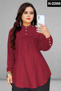 เสื้อลำลองและปาร์ตี้ของผู้หญิงอินเดียเสื้อผ้าใส่ได้ทุกวันผ้าเรยอน & เคอร์ติส - Product Image 3