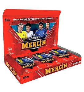 Promo Sales for 2024/2025 Topp Chrome Merlin U E F A Europe Football Club Competitions hobby <b>box</b> - Product Image 5