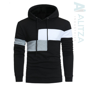 Oversize Pullover Hoodie sudaderas 100% algodón estampado en relieve invierno otoño lleva impreso con capucha para hombres mujeres al por mayor - Product Image 5