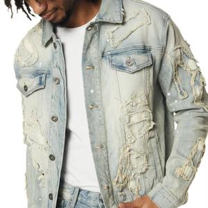 Conjunto de Chaqueta y Jeans de Diferentes Colores para Hombre, Traje de Dos Piezas de Alta Calidad, Nueva Moda 2025, Conjuntos de Jeans de Estilo Urbano para Hombre - Product Image 4