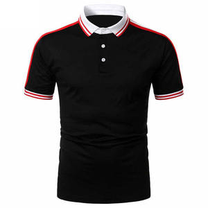 Cheapest Polyester Cotton Polo <b>Shirt</b> <b>Men</b> Supplier <b>High</b> Quality <b>With</b> Embroidery Logo <b>Shirt</b> Cotton Turn-down <b>Collar</b> Top <b>Shirt</b> - Product Image 1