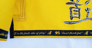 Ropa profesional de artes marciales, uniforme de Jiu Jitsu brasileño amarillo, logotipo bordado personalizado y tamaño BJJ Gi para hombres - Product Image 5