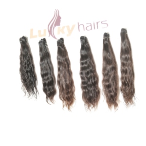 VENTE EN GROS Offre Spéciale BUNDLE DEEP WAVE DOUBLE TIRAGE INDIEN Remy HAIR 100% RAW VIERGE ONDULÉ NOIR COULEUR NATUREL CHEVEUX HUMAINS - Product Image 2