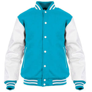 Pakistán hizo diseño personalizado chaquetas con letras de alta calidad ropa informal personalizada chaqueta Varsity de manga larga para hombres - Product Image 6