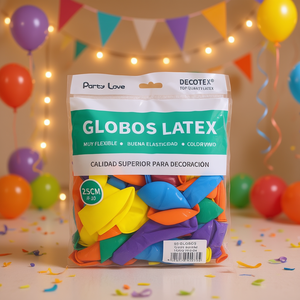 Ballons en latex pour fête d'anniversaire, 25 cm, couleurs assorties, lot de 50, durables, pour enfants, fournitures décoratives - Product Image 3