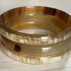 Buffalo Horn Natural Bangles <b>Bracelet</b> Crafting Buffalo Horn Hand Jewelry - Product Image 1