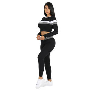Nouvel ensemble d'entraînement de gymnastique sublimé imprimé pour femmes Leggings et soutien-gorge de yoga pour femmes en gros - Product Image 4